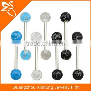 Free Sample Custom Tongue Rings Hot Sell Colorful Body Jewelry photo-3
