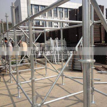 Outside construction ringlock scaffolding material for sale