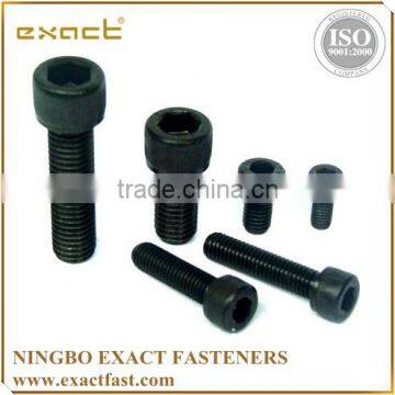 good quality manufacturer carbon steel DIN912 grade 4.8/8.8/ zinc/black/plain socket cup 10.9 grade allen bolt