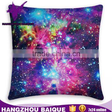 18" Square Cotton Colorful Digital Printed Galaxy Cushion Case