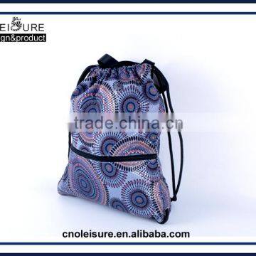 Liberty Bags Large Drawstring Backpack Sport Bag GYM Bag for 2015 photo-6