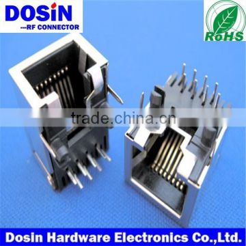 computer RJ45 Connector, shielded RJ45 plug Connector for pcb mount , Modular Jack