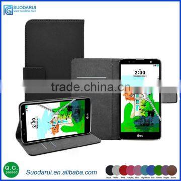 Book Stand Wallet Leather Flip Cases For lg K3 LS450 Cover