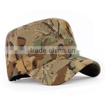 2015 Forest 100%cotton Multi-panel military hats and caps