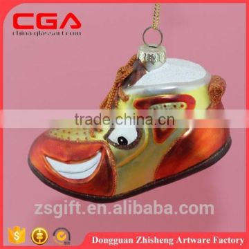 Fashion shoes for christmas decorations hanging glass christmas ornaments christmas tree decoration