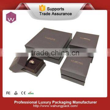 Top & Bottom Brown Paper Jewelry Gift Packaging box