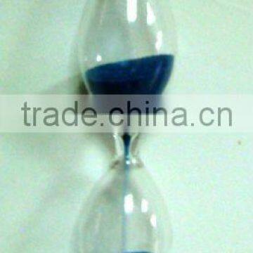 brilliant transparent glass brass hourglass sand timer