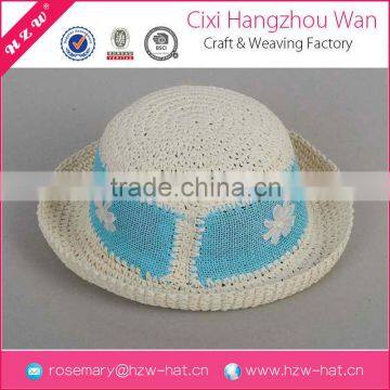 wholesale china merchandise cotton lace brim hat