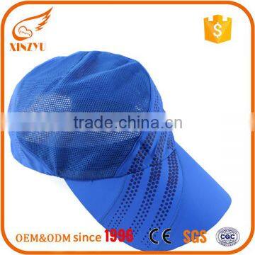 Promotional Breathable Mesh Caps Closure Blue Sport Cap photo-3