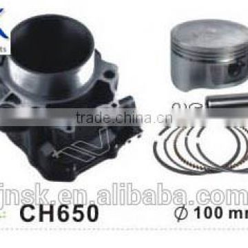 Hot Ssale and shock price Motorcycle Cylinder Head Parts cylinder kit(CG)MODEL CH650 DIA100mm