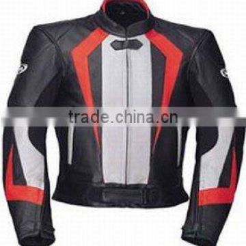 Leather Motorbike Racing Jacket