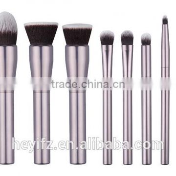 Hot Sell Wooden Handle 11PCS Metalic Looking Makeup Brush Set