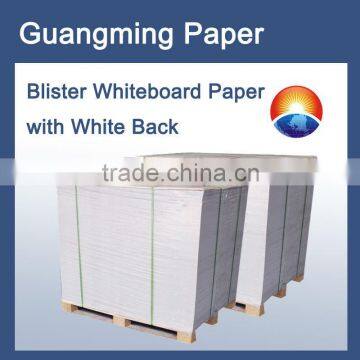 Blister duplex board with white back