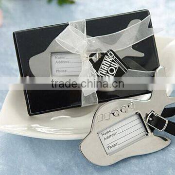 Airplane Luggage Tag in Gift Box with Suitcase Tag
