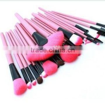 24 PCS Makeup Blush Brushes Eyeshadow Powder Cosmetic Tool Case Bags Kit Set