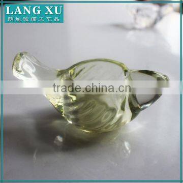 Langxu Animal series bird shape glass tea light holder