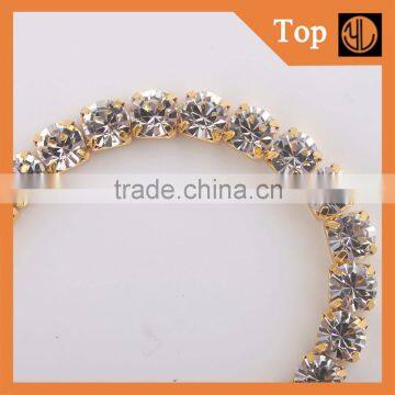 Sew on diamond good quality cup chain for bag belt use                        
                                                Quality Choice