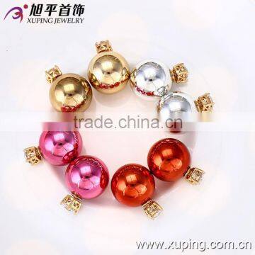2015 fashion xuping jewelry gold plated jewelry earrings with colorful zircon