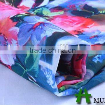 Mulinsen Textile Woven Imitation Digital Printing 75D Plain Chiffon Fabric photo-3