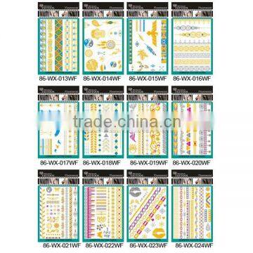 Tattoo Supply Flash Colorful Lighted Body Temporary Tattoo Sticker For Hands photo-2