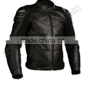 Men Black Motorbike Jacket