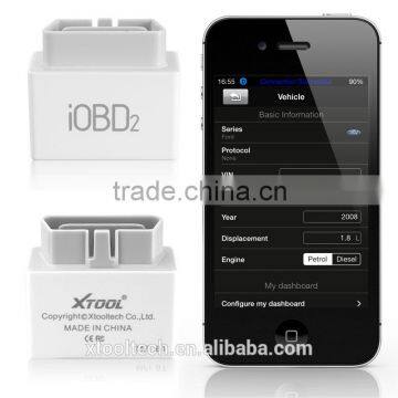 Xtool iOBD2 obd2 bluetooth car engine adapter iOS&Android supported