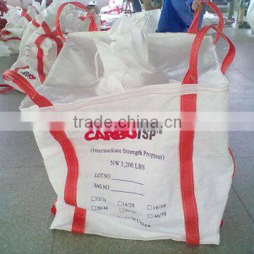 polypropylene jumbo bag/ coated FIBC bulk bags/strong circular big bag/1 or 2 bands around the bag body