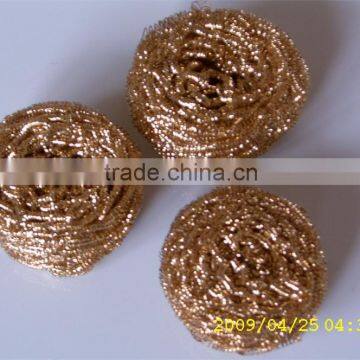 brass scourer with transparent bag,high quality ,50g