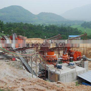 Large capacity crystal crusher machine stone crushing line