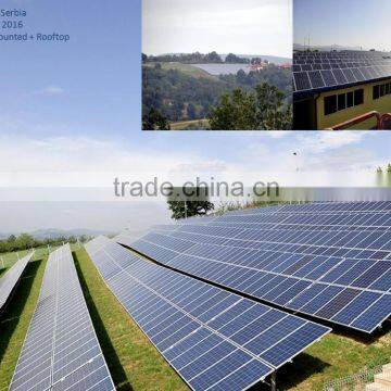 China factory manufacturing good price per watt home system panel solar 250w