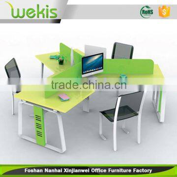 Best Price Office Intelligent 3 Person Office Workstation/Office Furniture photo-3
