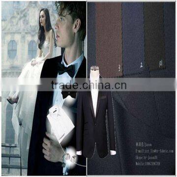 polyester viscose tr suiting fabric with fancy shiny for wedding ceremony