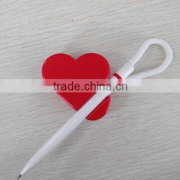 plastic gift heart table pen