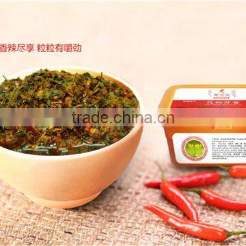 The Ready to Eat food made by pepper sprout sauce by PET box 230g                        
                                                Quality Choice