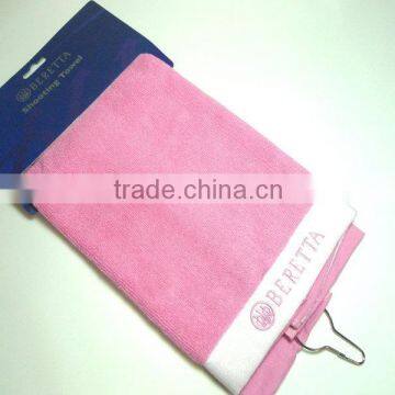 Hot Sale 100 Cotton Plain Dyed Sport Golf Towel photo-6