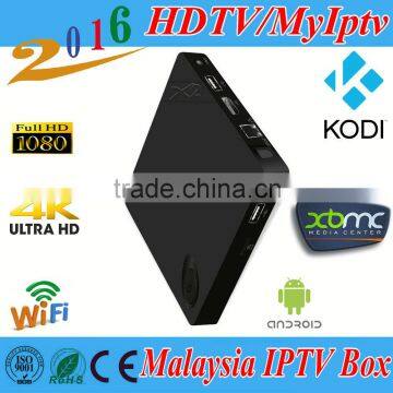 Android 4.4 IPTV Malaysia IPTV Box HD Channel 1/3/6/12 months HDTV MyIptv Malaysia iptv box free tv