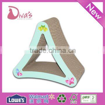 Diva's Pet Toy Corrugated Paper Bed / Cardboard Cat Scratching Lounge Cat Scratcher