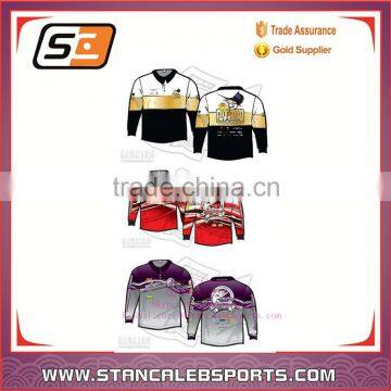 Stan Caleb custom sublimation fishing uniforms,Short sleeves sublimation Fishing Jerseys,breathable polyester