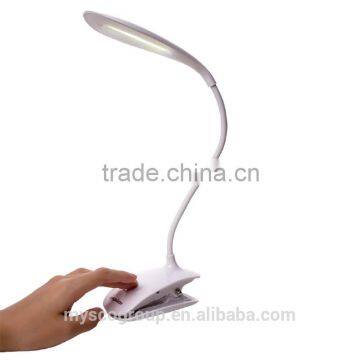 Popular clip led desk lamp with electronic calendar/touch control
