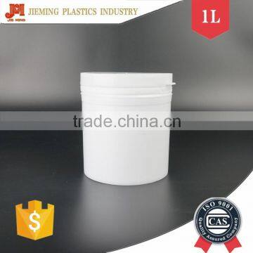 1L Cosmetic Sample Jars Plastic Small Plastic Jar for Food with Sealable Lid
