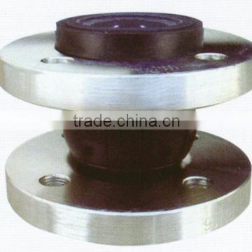 Rubber expansion joint for protecting valves