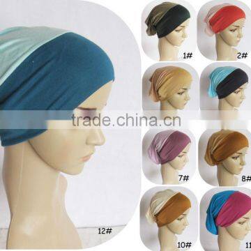 Wholesale New Fashion Hijab Tube Turban Hats Muslim Cap Under Scarf Bonnet photo-6