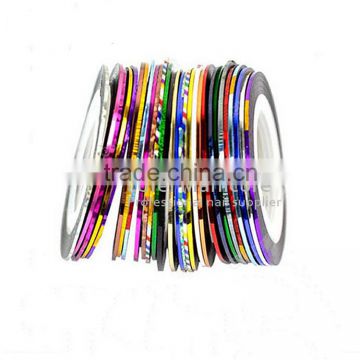 20m long mixed color nail art strip tape