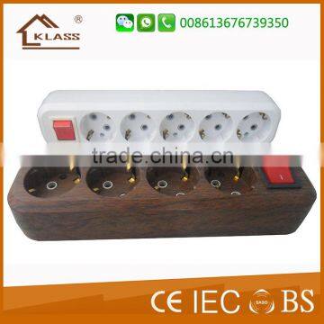 High quality best rate power strip socket EU/Germany plug Socket