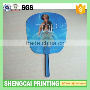 New style custom with high quality custom hand fan (die-cut)