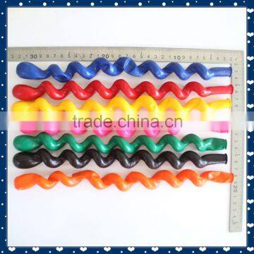 Long screw balloon Snake balloon,Sprial balloon for Decoration