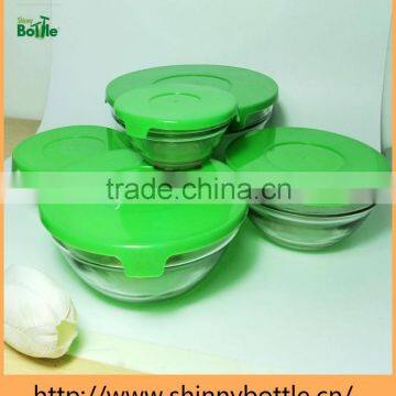 green plastic lid oven glass bowls