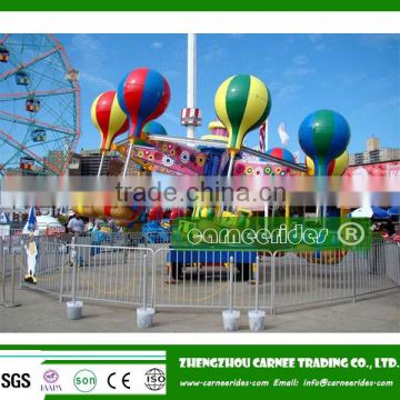 Funfair amusement outdoor rides happy music samba Balloon rides!