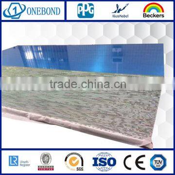 Honeycomb core composite aluminum panel