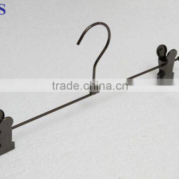 Simple shiny black pant hanger